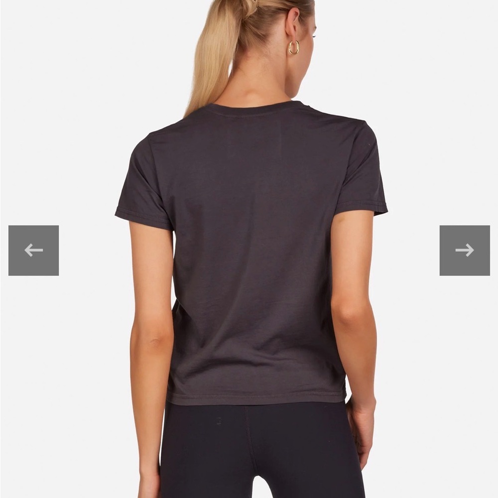 Lauren Moshi NWT Graphic Teddy Bear Champion Tee in Onyx - Picture 3 of 7